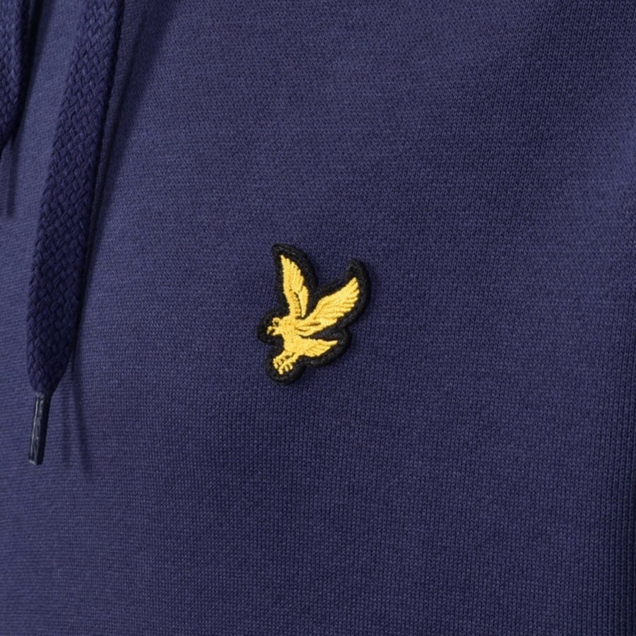 Lyle and scott pullover hoodie navy discount